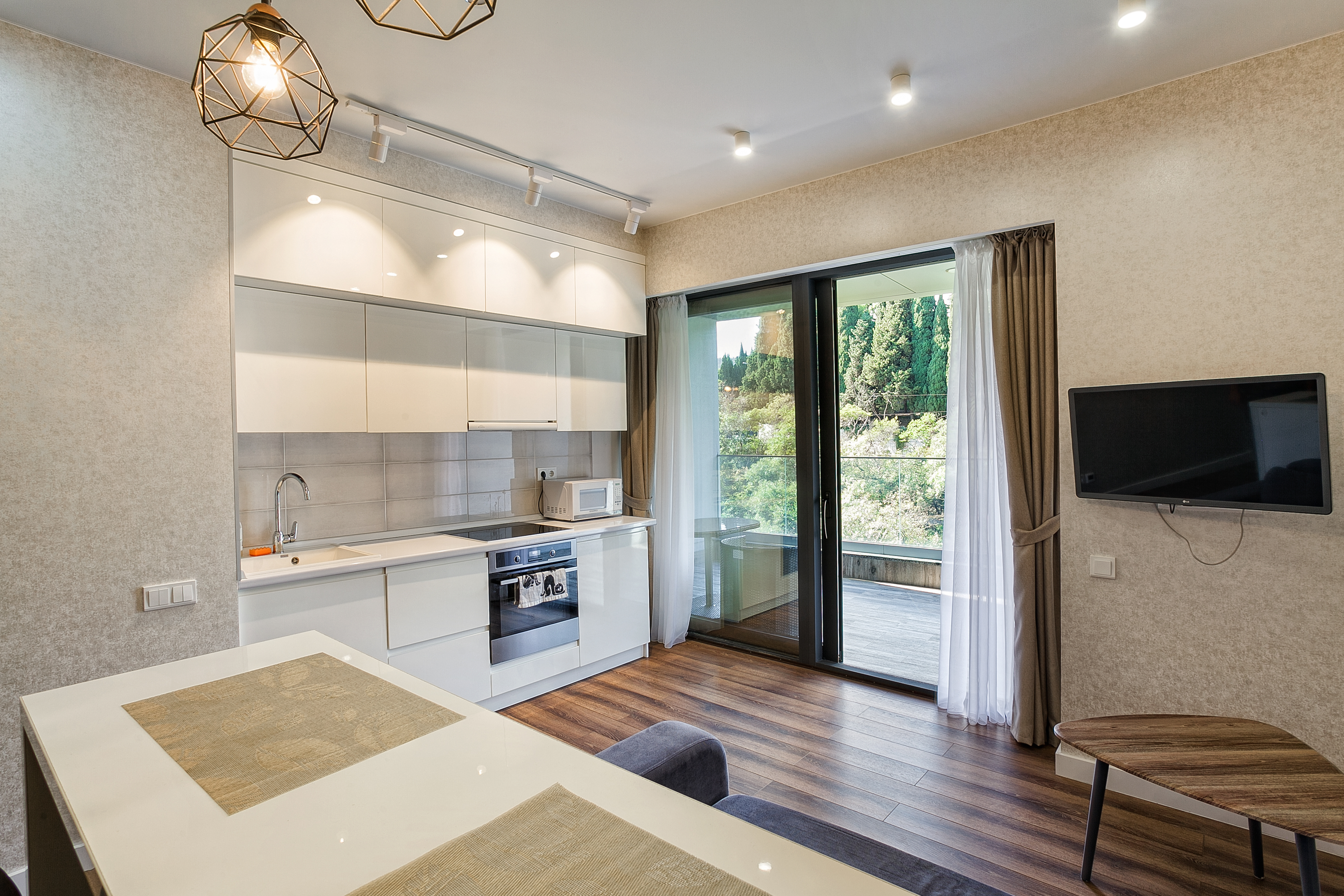 Ялта, Приморский Park House, студия, 48 м², с террасой/балконом